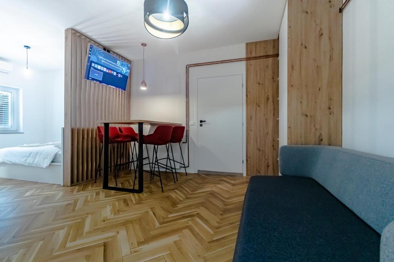 Tkalcha Studio Deluxe Apartman Zágráb Kültér fotó